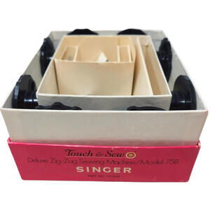 Singer 171243 Touch and Sew Deluxe Zig Zag Sewing Machine Accessories For 758